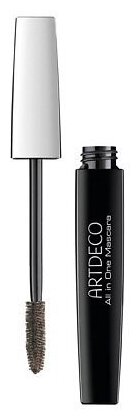 Тушь для ресниц, Artdeco All In One Mascara, Коричневый, 10 мл