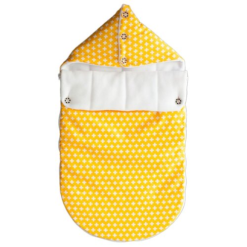 Летний конверт для новорожденного JUNTOSmama 20Л жмкл Плюс желтый