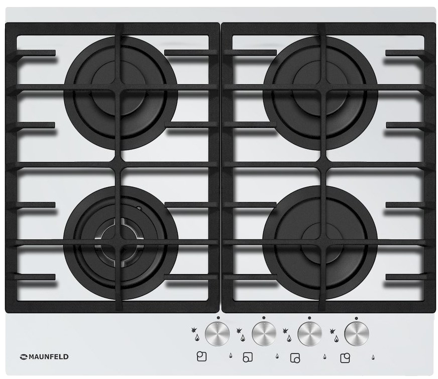 Газовая варочная поверхность Maunfeld MGHG.64.17W - фотография № 1
