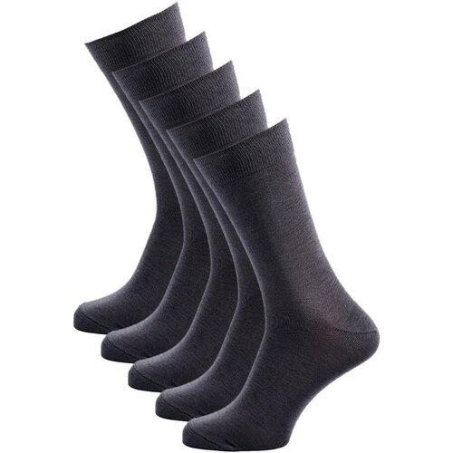Носки Годовой запас носков, 5 пар, размер 31 (45-47), серый