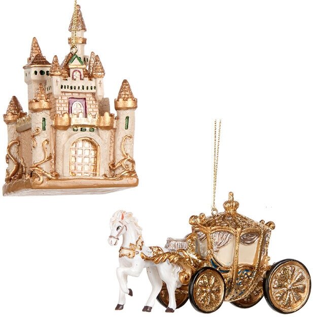 Goodwill Набор ёлочных игрушек Королевство Золотых Снов 10 см, 2 шт, подвеска *