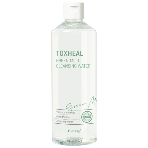 Жидкость для снятия макияжа TOXHEAL Green Mild Cleansing Water, 530 мл