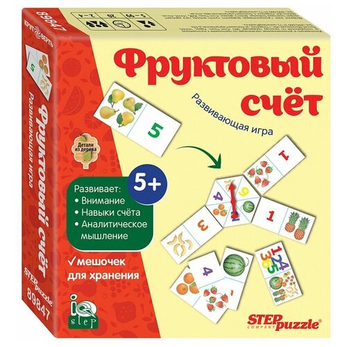 Развивающая игра из дерева Step Puzzle 