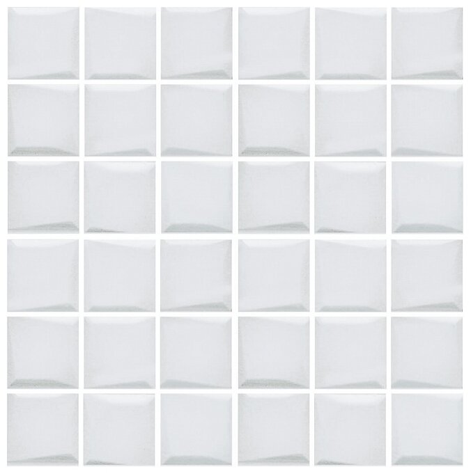 Настенная плитка Kerama Marazzi 21044 Анвер 30.1x30.1 белая матовая мозаика