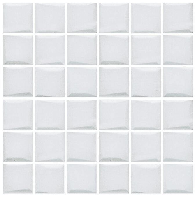 Настенная плитка Kerama Marazzi 21044 Анвер 30.1x30.1 белая матовая мозаика