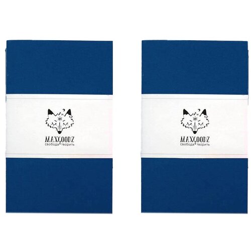Скетчбук для маркеров Maxgoodz Classic White, синий, A5, 32 листа, 160 г/м2, на нитке