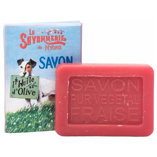 Купить Гостевое мыло La Savonnerie de Nyons с клубникой Джек рассел 25гр