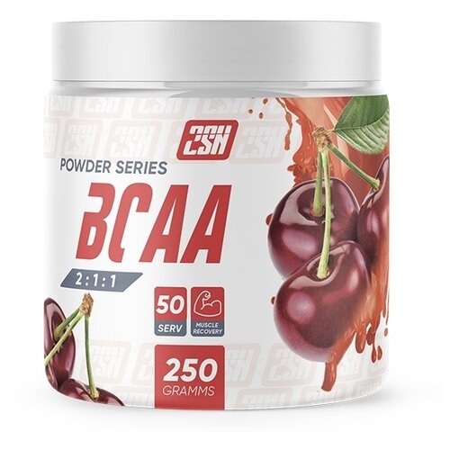 BCAA 2SN BCAA 2:1:1, вишня, 250 гр. комплекс аминокислот bcaa 2 1 1 для набора мышечной массы