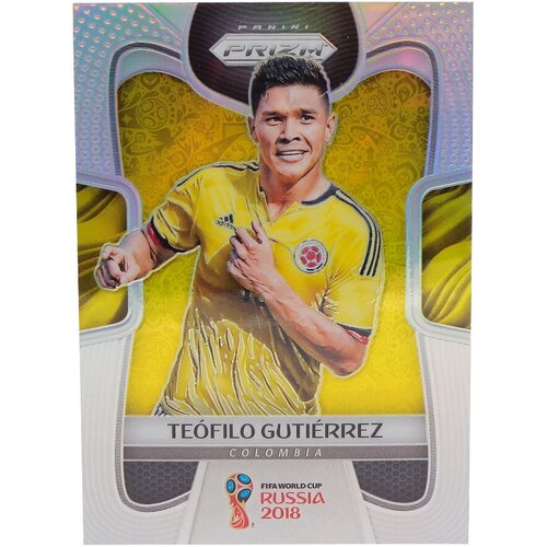 Коллекционная карточка Panini Prizm FIFA World Cup Russia 2018 #45 Teofilo Gutierrez S0026 коллекционная карточка panini prizm fifa world cup russia 2018 129 carlos vela s0044