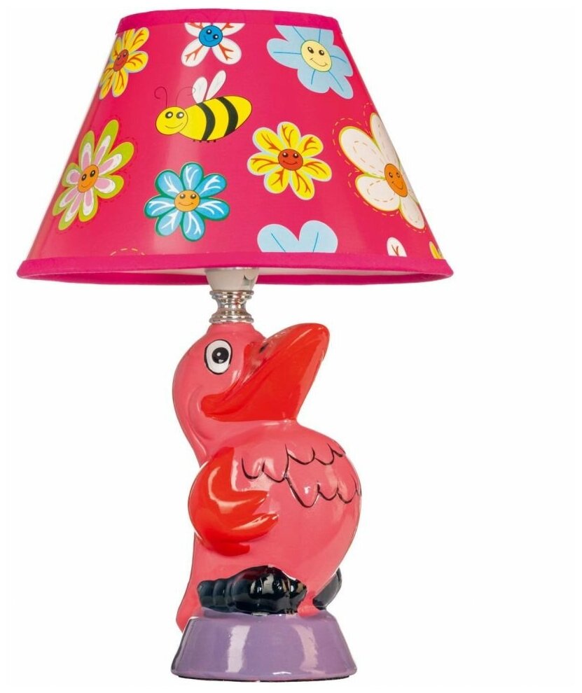 Настольная лампа детская Gerhort D1-62 Pink