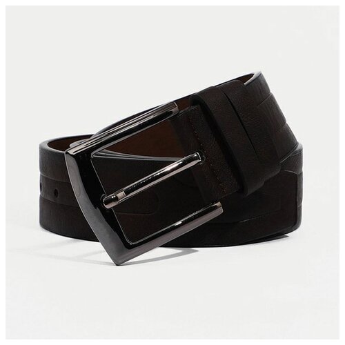 фото Ремень сима-ленд, размер 120, коричневый сима-лэнд