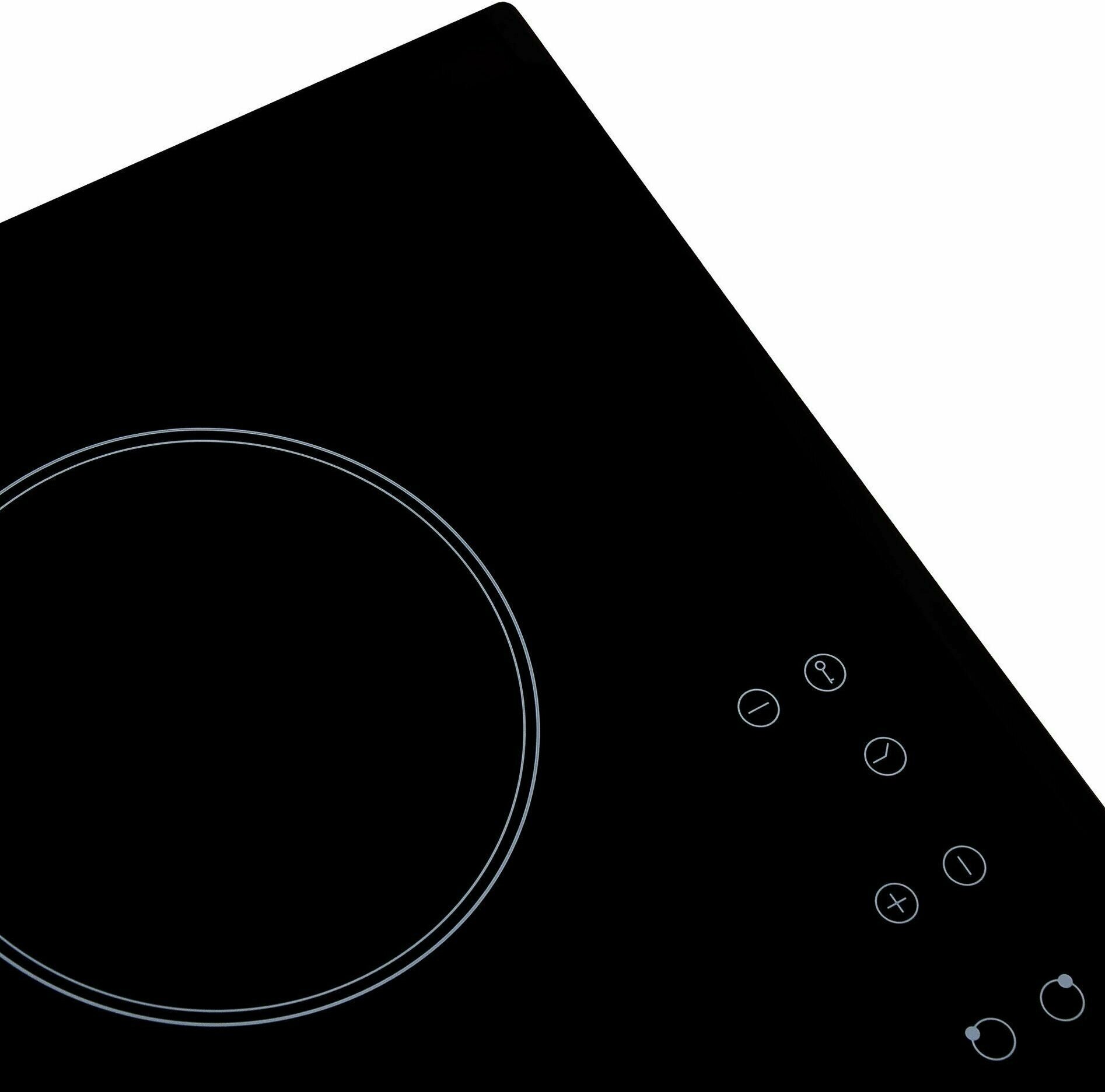 Индукционная варочная панель HYUNDAI , индукционная, независимая, черный - фото №7