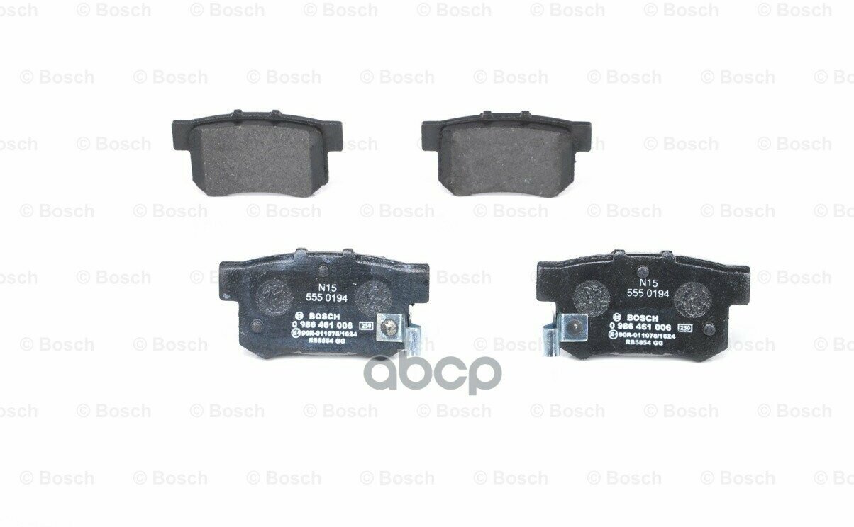 Колодки Тормозные Дисковые Зад Bosch арт. 0986461006