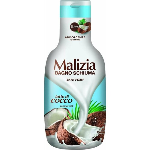 Malizia / Пена для ванны Latte di cocco 1000мл 3 шт