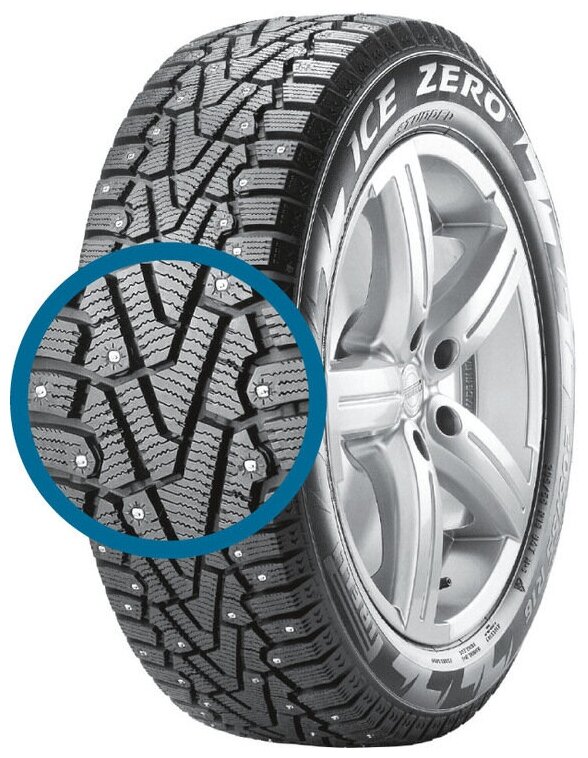 Шина Pirelli Winter Ice Zero 205/60 R16 96T шип - фото №11