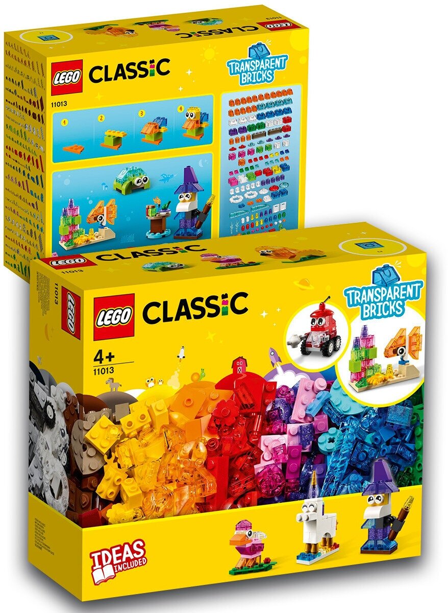 Конструктор LEGO Classic Прозрачные кубики - фото №13