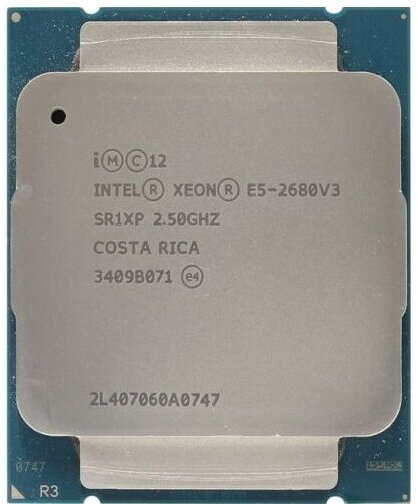 Intel Xeon E5-2680V3 процессор 2,5GHz 30MB E5-2680 V3 Smart Cache OEM (без кулера)