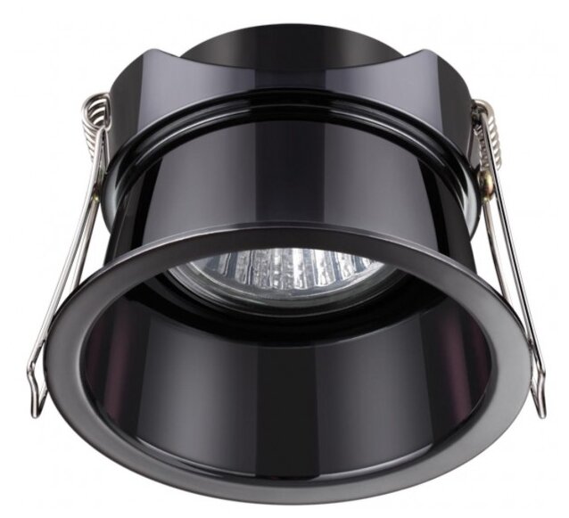 370449 SPOT NT19 241 жемчужный черный Встраиваемый светильник IP20 GU10 50W 220V BUTT