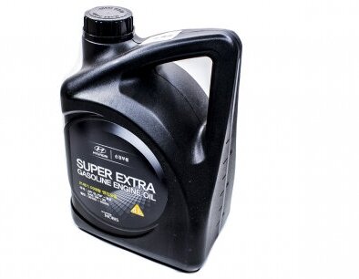 Полусинтетическое моторное масло MOBIS Super Extra Gasoline 5W-30, 4 л, 4 кг