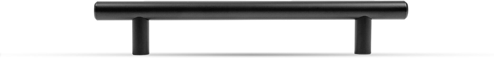 Ручка рейлинг, диаметр 12 мм, 128 мм, матовый черный, комплект 2 шт - фотография № 4