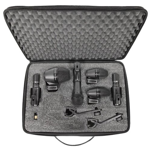 Микрофонный комплект Shure PGADRUMKIT6 разъем XLR 3 pin M черный 6 шт 5361400₽