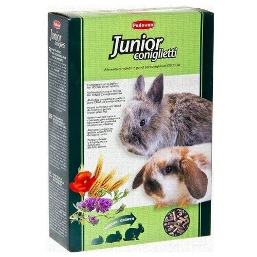 PADOVAN JUNIOR Coniglietti Основной корм для Кроликов и молодняка 850г