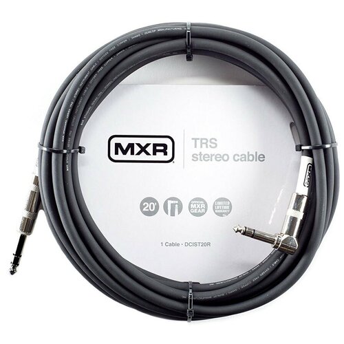 Кабель аудио 1xJack - 1xJack DUNLOP MXR DCIST20R 6.0m bespeco iro600s кабель инструментальный 6 метров
