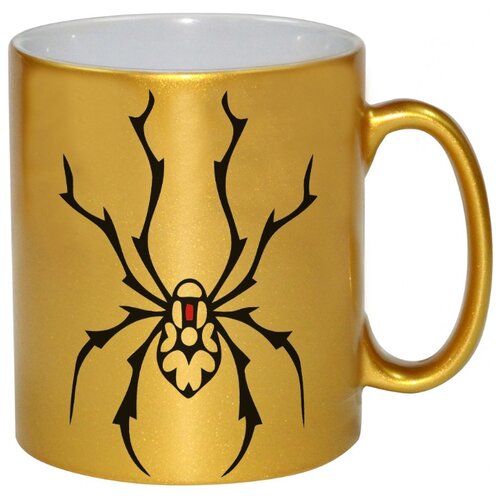 фото Кружка черный паук drabs