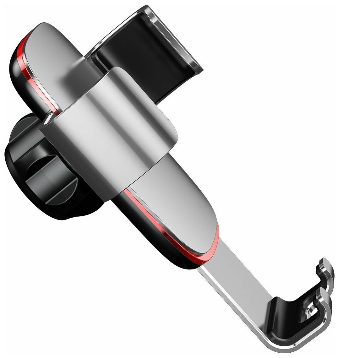 Автомобильный держатель Baseus Metal Age Gravity Car Mount Air Outlet Version Dark Grey SUYL-D0G - фото №5