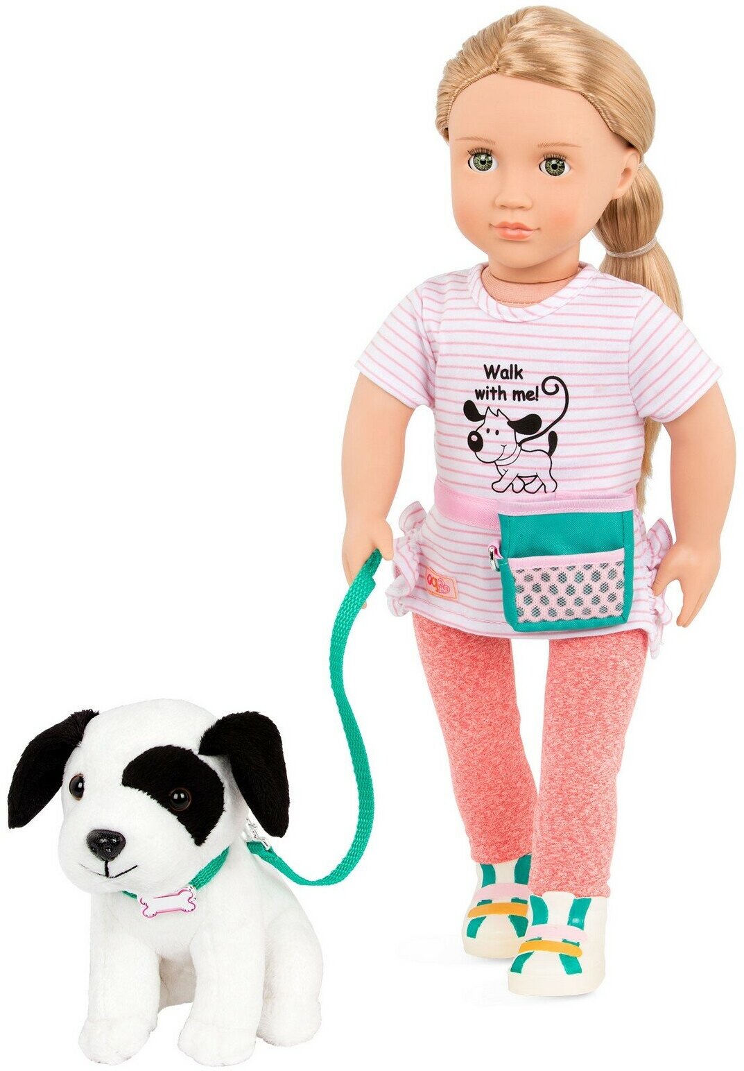 Кукла 46 см Our generation Хейзел с собакой