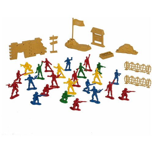 Игровой набор фигурки солдатиков Армия с аксессуарами (L-263)