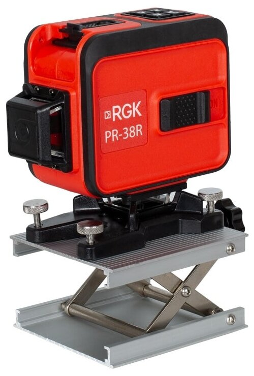 Комплект: лазерный уровень RGK PR-38R + штатив RGK F170 - фотография № 8
