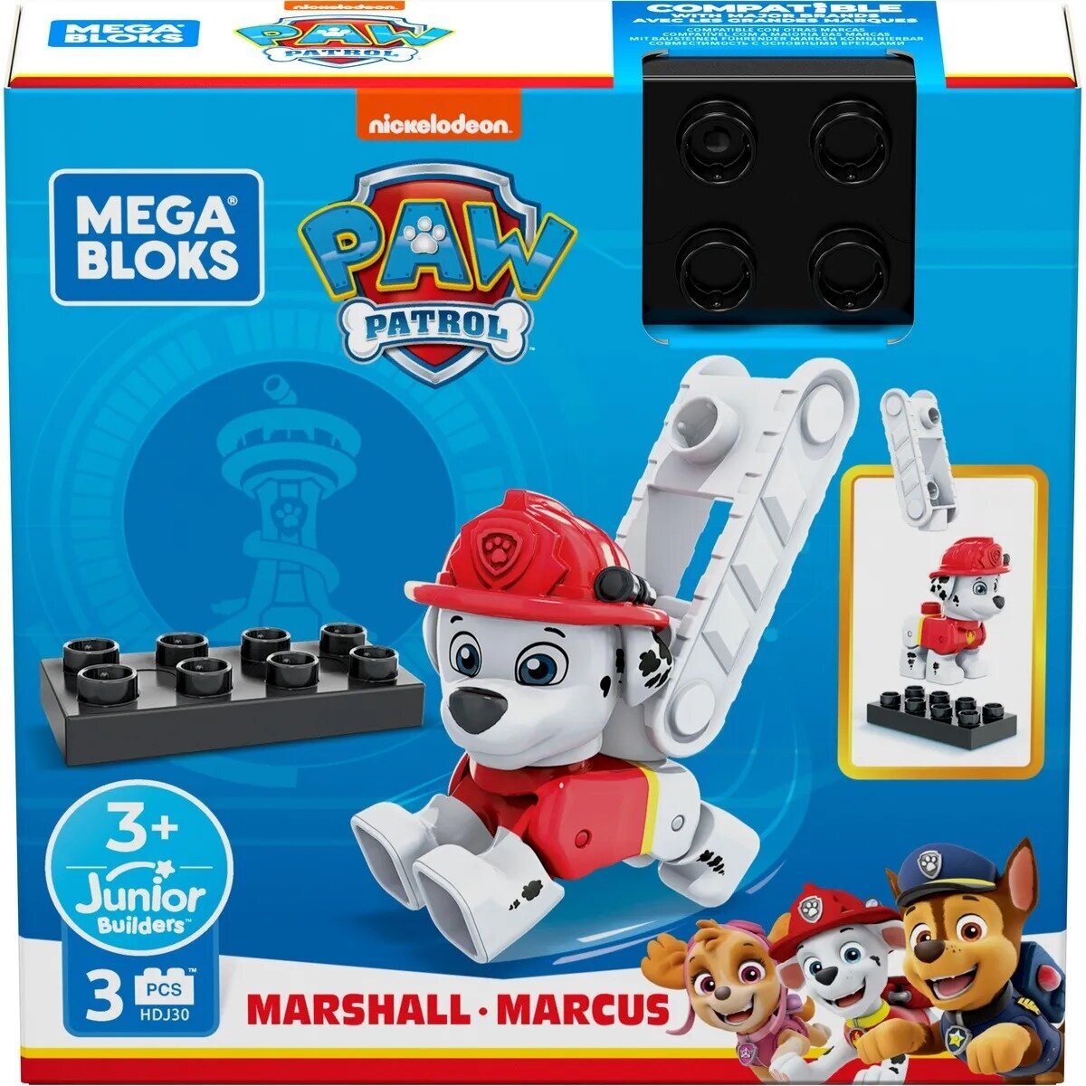 Конструктор Mega Blocks Щенячий патруль Щенок Маршалл Paw Patrol HDJ30