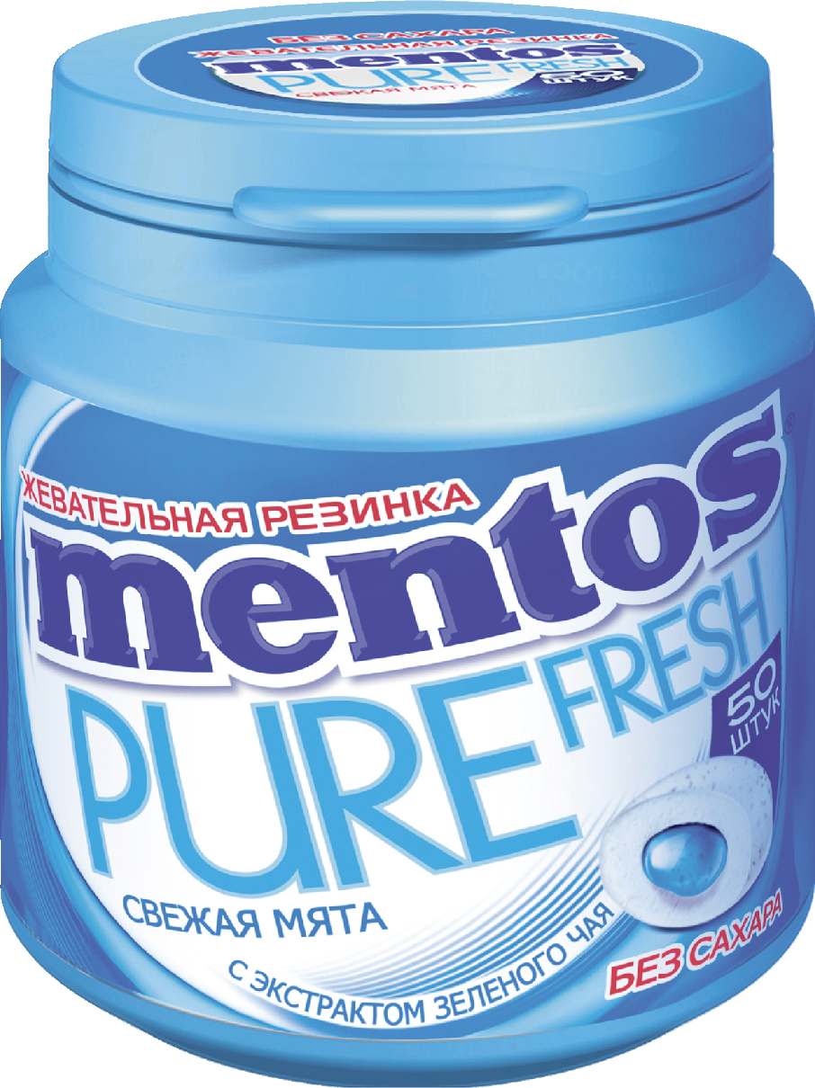 Резинка жевательная Mentos Pure Fresh Свежая мята, 100 г - фото №9