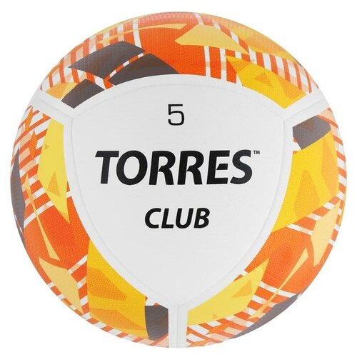 щитки torres club fs1607xs размер xs Мяч футбольный TORRES Club, PU, гибридная сшивка, 10 панелей, р. 5