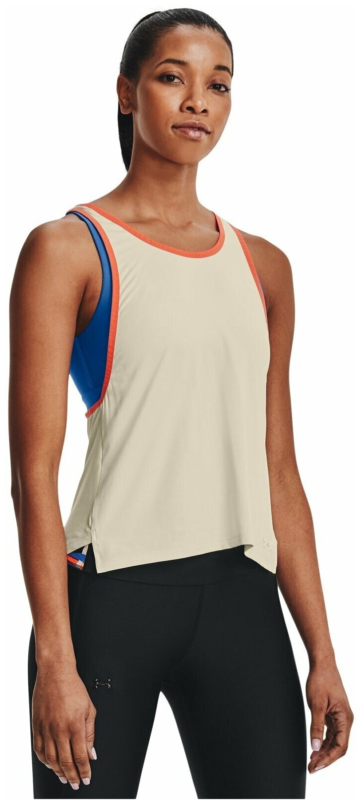 Майка Under Armour 2 in 1 Knockout Tank SP Женщины 1371137-100 