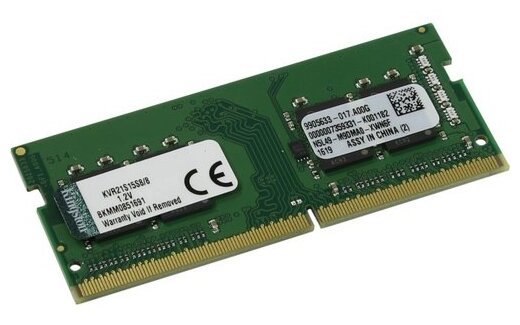 Оперативная память Kingston ValueRAM 8 ГБ DDR4 2133 МГц SODIMM CL15 KVR21S15S8/8