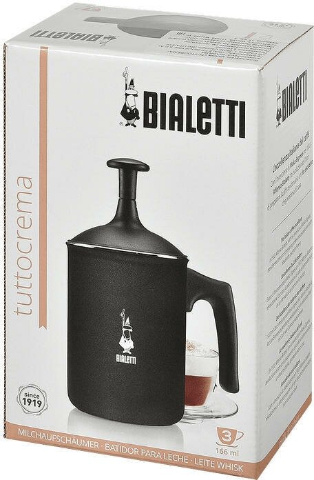 Капучинатор (Вспениватель молока) Bialetti TUTTOCREMA алюминиевый, ручной, 166 мл - фото №5
