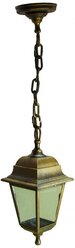 Светильник садово-парковый НСУ 04-60-001 бронза ЭРА Адель подвесной четырехгранный под бронзу Е27