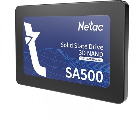 Накопитель SSD 2.5" Netac SA500 128GB SATA-III 3D NAND (NT01SA500-128-S3X)