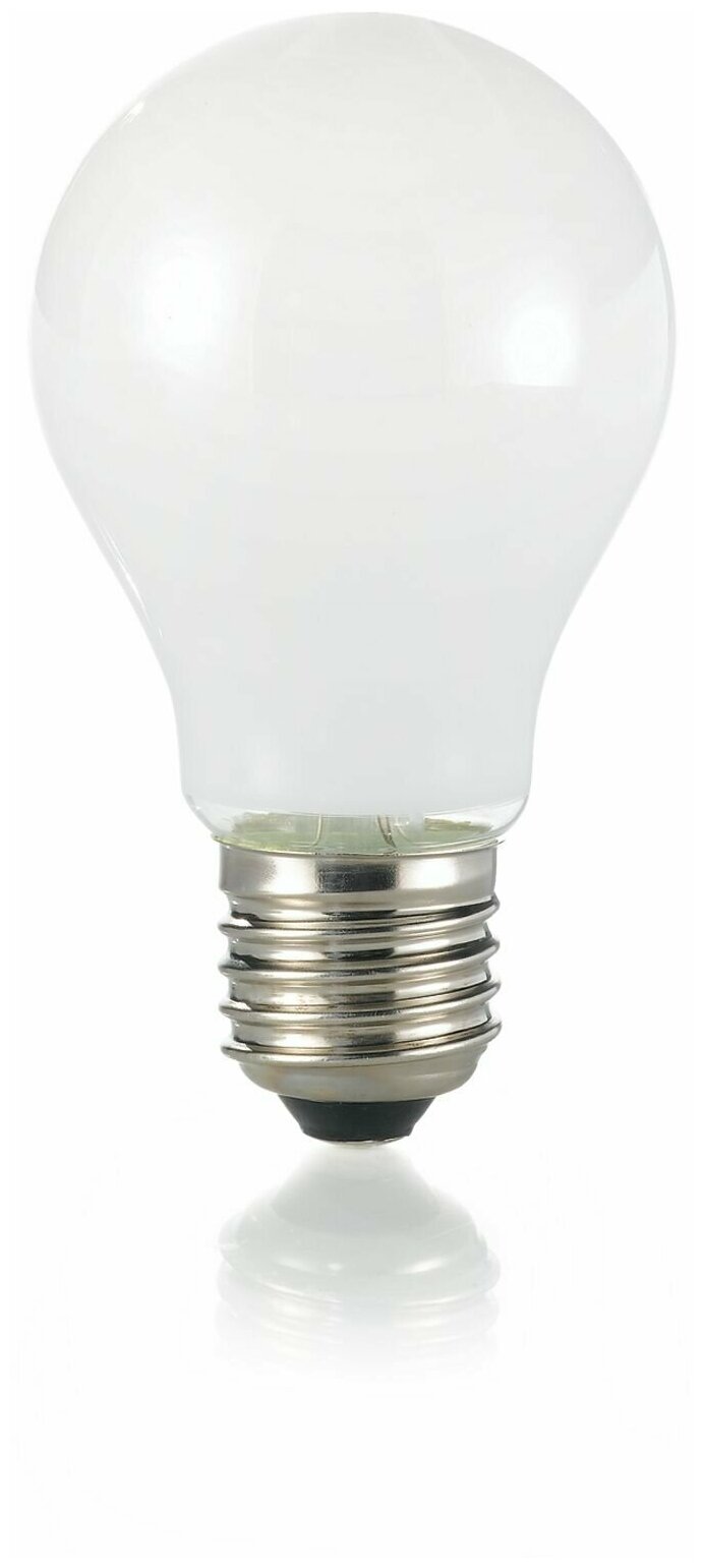 Лампа филаментная Ideal Lux Goccia А60 Груша 8Вт 900Лм 3000К CRI80 Е27 230В Белый Стекло Не диммируемая 123899