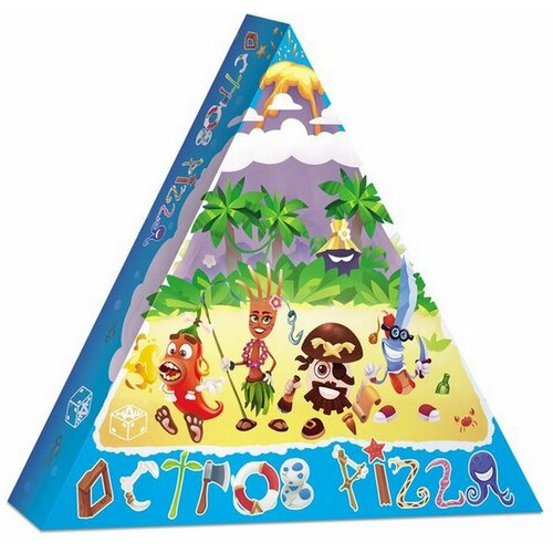 Наст. игра Остров Pizza арт.1972 (треугольная коробка) тг наст игра кубики лучшие сказки арт 00572