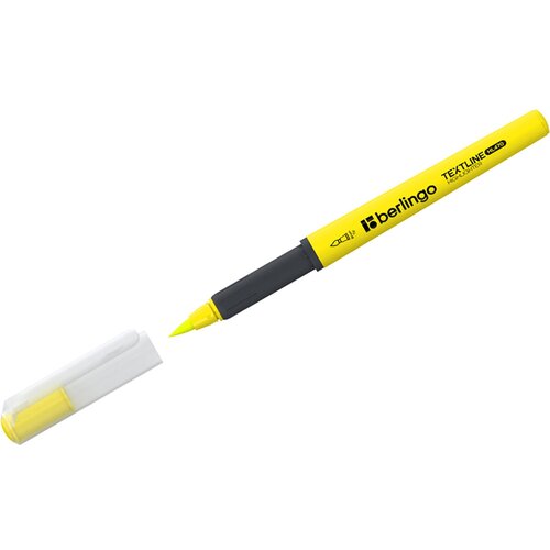 Текстовыделитель-кисть Berlingo "Textline HL470" желтый, 1-6мм, 3 штуки