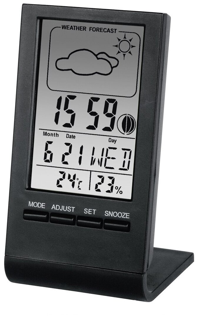 Термометр Hama TH-100 черный (00186358) - фотография № 2
