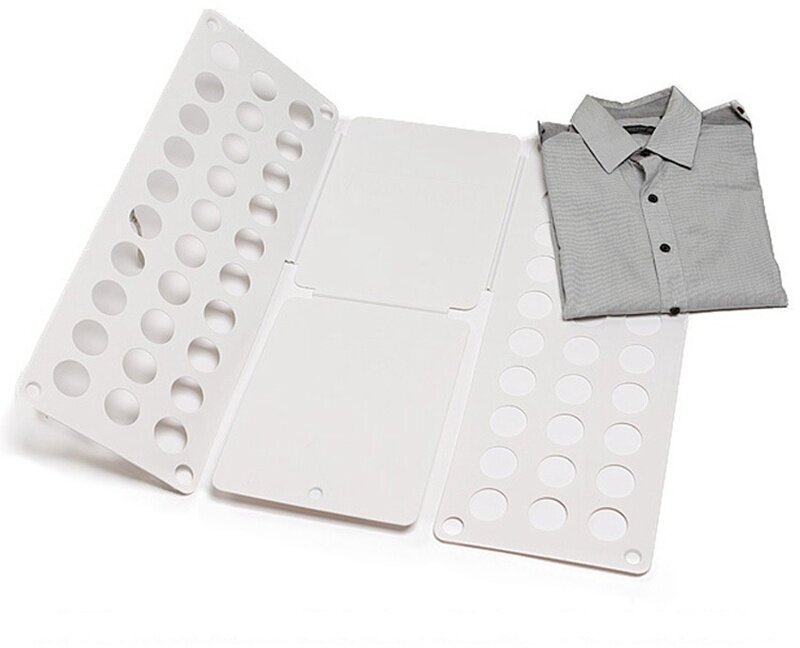 Рамка для складывания взрослой одежды CLOTHES FOLDER, 67х59 см цвет белый - фотография № 2