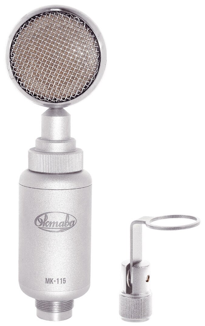 Микрофон Октава МК-115, никель (деревянный футляр)