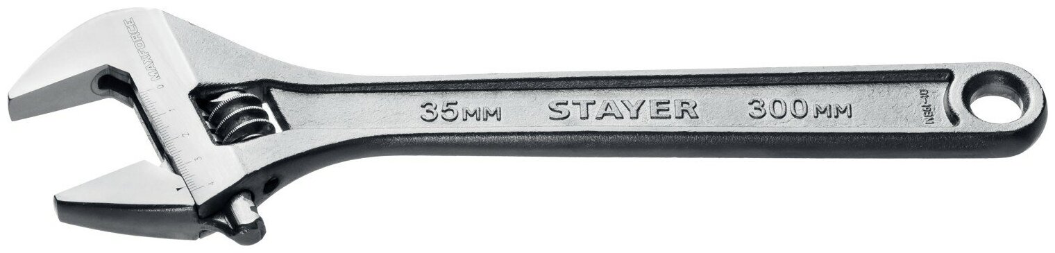 STAYER MAX-Force, 300 / 35 мм, Разводной ключ (2725-30)
