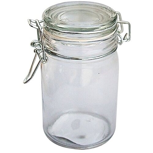 Банка 025л круглая стекло с фиксатором 599₽