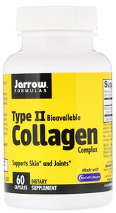 Фото Jarrow Formulas - Type II Collagen Complex (60 капсул) - коллаген 2-го типа для поддержки здоровья суставов