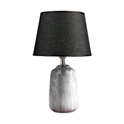 фото Лампа декоративная risalux 38041/1, e14, 40 вт, цвет арматуры: серый, цвет плафона/абажура: белый